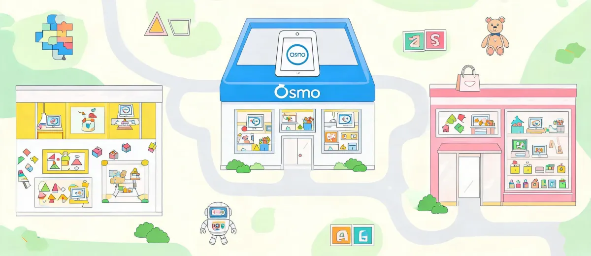 Map illustration for Osmo contact page