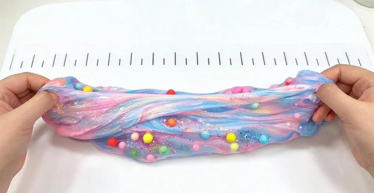 Glossy slime stretch