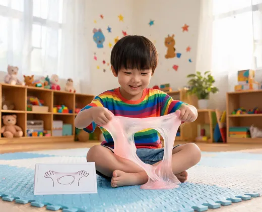 Preschool slime activity